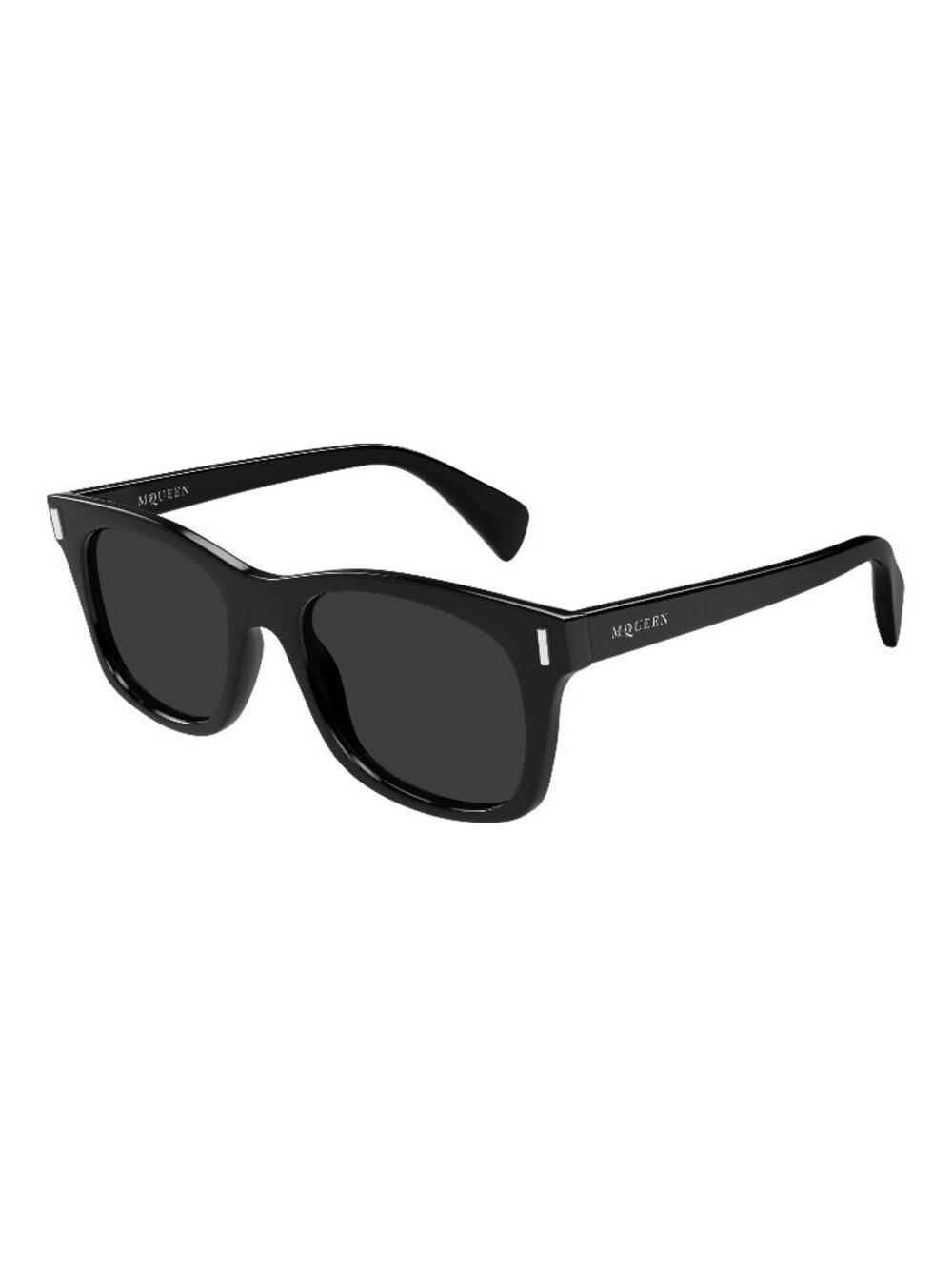 New Alexander McQueen Men's Sunglasses Black Grey Lens Acetate Frame AM0551S 001